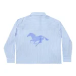 Running Horse Shirt Blue Stripes