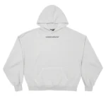 Italic Hoodie Light Grey