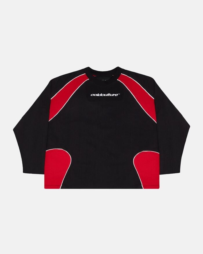 Cold Culture Slider Longsleeve Tee Black & Red