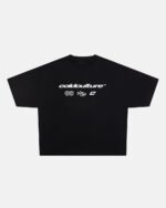 ELECTRIC SHINE TEE BLACK