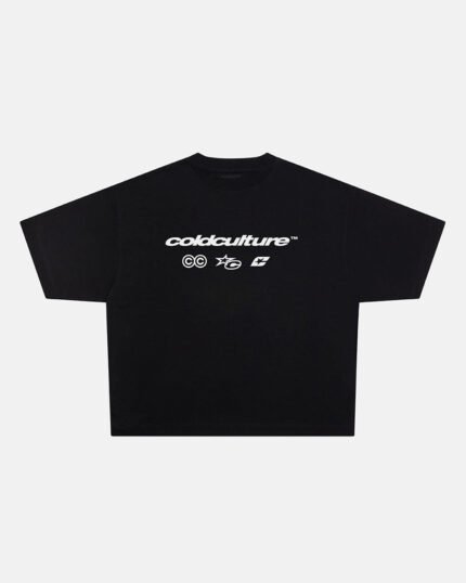 ELECTRIC SHINE TEE BLACK