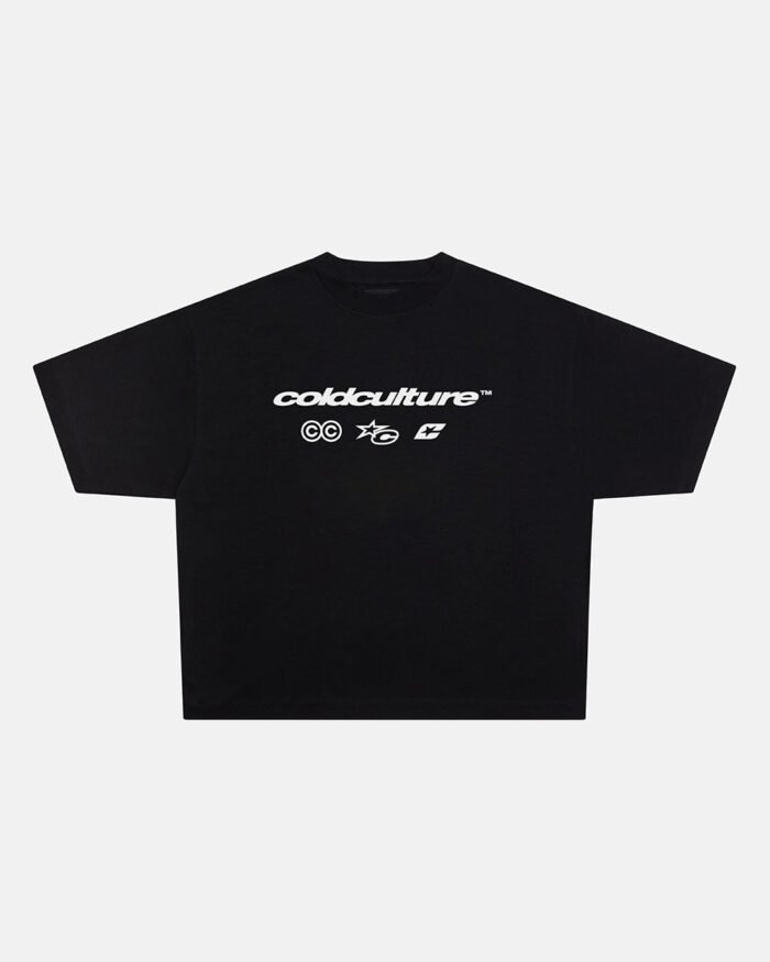 ELECTRIC SHINE TEE BLACK