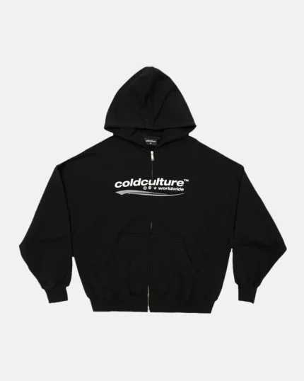 Cold Culture Enterprise Zip Hoodie Black