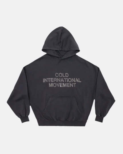 Cold Culture Shiny Hoodie Black